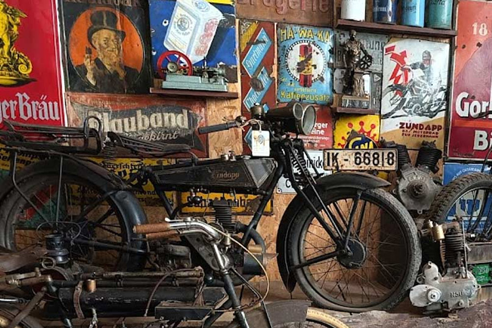 Zabytkowy motocykl