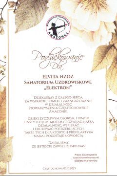 podziekowanie