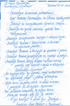 podziekowanie